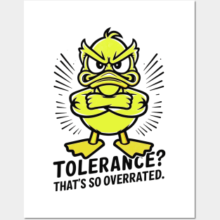 Tolerance? That’s So Overrated – Skeptical Duck’s Query Posters and Art